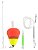 Kit Completo Boia Com Neon Para Pesca Noturna - Imagem 1