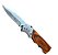 Canivete Automático Resistente SQ3984 14,5 Cm Cabo Madeira - Imagem 1