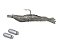 Isca Artificial Camarão Maruri W146 10Cm Com Anzol Cor Cinza Fume - Imagem 1