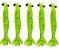 Isca Artificial Camarão Flecha 5,5 Cm 5 Unidades Soft - Imagem 7