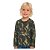 Camisa Camiseta Infantil Premium Verde Camuflado EB Manga Longa 100% Algodão Conforto e Maciês - Oro Adventure - Imagem 3