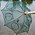 Armadilha De Pesca Covo Para Peixes Pequenos Camarão Iscas 6 8 10 12 16 Entradas Furos Bocas Modelo Guarda Chuva - Imagem 2