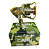Molinete de Pesca Camuflado Carretel Alumínio Rolamentos 6+1 Anti Reverso 3000 4000 5000 6000 - Imagem 1