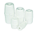 Boia Rolha Flutuador Isopor Cortiça Branco Numero 0 1 2 3 4 e 5 Para Rede de Pesca - Imagem 1