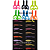 Isca Artificial Grub Soft Silicone 8 cm Cartela com 2 Unidades 1 ou 2 Cauda Diversas Cores - Imagem 1