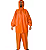 Conjunto Jardineira C/ Jaqueta com o Capuz Cor Laranja Tamanho M G GG EGG com o Capuz - Imagem 5