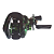 Carretilha Pesca Carretel Alumínio Drag 8 Kg 7+1 Rolamento com Anti Reverso Verde Camuflado Escuro AR-2000 - Imagem 2