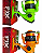 Molinete De Pesca Pix 2000 Com 1 Rolamento Disponivel em Laranja e Verde - Imagem 3