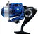 Molinete De Pesca LGU Sakura 6500 Com Linha - 3 Rolamentos - Disponível Em Dourado Azul Prata Creme e Laranja - Imagem 5