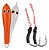 Isca Artificial Albatroz Jig Sapinho 15 a 20 Gramas Varias Cores - Imagem 4