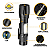 Mini Lanterna Tática Com Led E Zoom Recarregável Usb Lanterna De Mão – 513 - Imagem 2