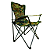 Cadeira De Camping Para Lazer Dobrável Cor Verde Camuflado ou Preto - Imagem 3