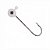 Anzol Para Pesca JIG NR 4/0 C/5 17GR Pintado Branco com Olho - Imagem 2