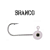 Anzol Para Pesca JIG NR 4/0 C/5 17GR Pintado Branco com Olho - Imagem 1
