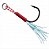 Anzol Para Pesca Assist Hook SZ063 com Peninha 5 Cartelas Com 2 Unidades Nº13 15 - Imagem 1