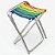 Banqueta Para Pesca Camping de Aluminio Reforçada Sem Encosto Dobrável - Imagem 1