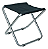 Banqueta Para Pesca Camping Dobrável Metal 3/4 Normal 5/8 Preta - Imagem 3