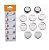 Bateria Pilha Alfacell AG10 LR1130 Alcalina Zinco Cartela C/10 Unidades - Imagem 1