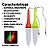 Boia Torpedo Luminosa 45gr Com Led Para Pesca Noturna Vermelho ou Amarelo 19cm - Imagem 2