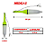 Boia Torpedo Luminosa 45gr Com Led Para Pesca Noturna Vermelho ou Amarelo 19cm - Imagem 3