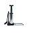 Bomba de Ar de Pé Aluminio SQ3958 Inflar Encher Pedal antiderrapante - Imagem 3