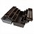 Caixa Maleta Organizadora Pesca Emifran Preto C/6 Bandejas 44x24cm 36 Divisorias nas Bandejas - Imagem 1