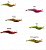 Isca Artificial Camarão Black Pearl 8,5cm C/JIG Cores Chá Pink Verde Dourado Vermelho Chá Preto - Imagem 1