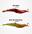Isca Artificial Camarão Black Pearl 8,5cm C/JIG Cores Chá Pink Verde Dourado Vermelho Chá Preto - Imagem 3