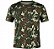Camiseta Manga Curta Camuflado Militar confeccionada 100% Algodão Tamanhos M G - Imagem 3