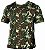 Camiseta Manga Curta Camuflado Militar confeccionada 100% Algodão Tamanhos M G - Imagem 1