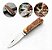 Canivete em Metal Reforçado Aço inox SQ2861 18,5cm Lamina Afiada C/Bainha Pesca Camping - Imagem 1