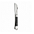 Canivete Xingu Cabo Madeira Preto XV3180 17cm Lamina lisa Afiada Metal Para Pesca e Camping - Imagem 2