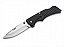 Canivete Xingu Cabo Plástico Preto XV3569 16cm Lamina Metal Aço Inox Afiada Lisa - Imagem 1