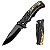 Canivete Xingu Dobrável Lamina Aço Inox XV3575 16cm Cabo Plástico ABS Reforçado Camping - Imagem 1