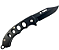 Canivete Xingu Cabo Metal XV3577 16cm Lamina Aço Inox Lisa Afiado Preto - Imagem 1