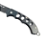 Canivete Xingu Cabo Metal XV3577 16cm Lamina Aço Inox Lisa Afiado Preto - Imagem 3