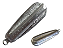 Chumbo Chumbada de Pesca Esportiva Pacote de 1 Kg Modelo Torpedo Diversas Gramaturas - Imagem 1