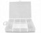 Estojo Maleta Organizadora Emifran Mini Transparente 8 Divisões EP190 Perfeita P/iscas, chumbadas, anzóis, miçangas etc. - Imagem 4