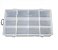 Estojo Organizadora Maleta Emifran Multiuso 12 Divisórias Transparente Modelos EP-045 ou EP-040 - Imagem 5