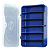 Estojo Organizadora Maleta HI Para Pesca 20x13 Azul 6 Divisórias Transporte P/ Boias, Giradores, Chumbos, iscas, etc. - Imagem 3