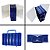 Estojo Organizadora Maleta HI Para Pesca Duplo 20X13cm Azul 12 Divisórias em Polipropileno - Imagem 5
