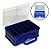Estojo Organizadora Maleta HI Para Pesca Duplo 20X13cm Azul 12 Divisórias em Polipropileno - Imagem 3