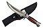 Faca Albatroz Esportiva K301 Lamina de Aço Inox Afiada 31 Cm Excelente Para Pesca, Camping, Caça ou Mais - Imagem 2