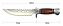 Faca Albatroz Esportiva K302 Lamina de Aço Inox Afiada 30 Cm Excelente Para Pesca, Camping, Caça ou Mais - Imagem 4