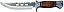 Faca Albatroz Esportiva K302 Lamina de Aço Inox Afiada 30 Cm Excelente Para Pesca, Camping, Caça ou Mais - Imagem 3