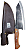 Faca DP Luatek SLK-LAF69 Lamina Lisa e Afiada em Aço Inox 30,7cm Para Pesca, Camping, Caça ou Mais - Imagem 1