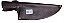 Faca DP Luatek SLK-LAF69 Lamina Lisa e Afiada em Aço Inox 30,7cm Para Pesca, Camping, Caça ou Mais - Imagem 5