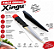 Faca Xingu Flutuante Para Pesca 26,5cm Lamina Afiada Aço inox Lisa 5" XY2605 Cabo de Borracha - Imagem 3
