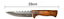 Faca Esportiva SQ4179 Afiada de Aço inoxidável Cabo de Madeira 29cm Para Caça, Pesca, Acampamento. - Imagem 2