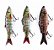 Isca Artificial Peixe Articulada Skull Fish 18Gr 13Cm Cores Sortidas em Plástico ABS - Imagem 1